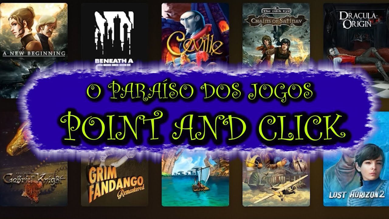 JOGOS POINT AND CLICK LEVES PARA PC FRACO - 2016 